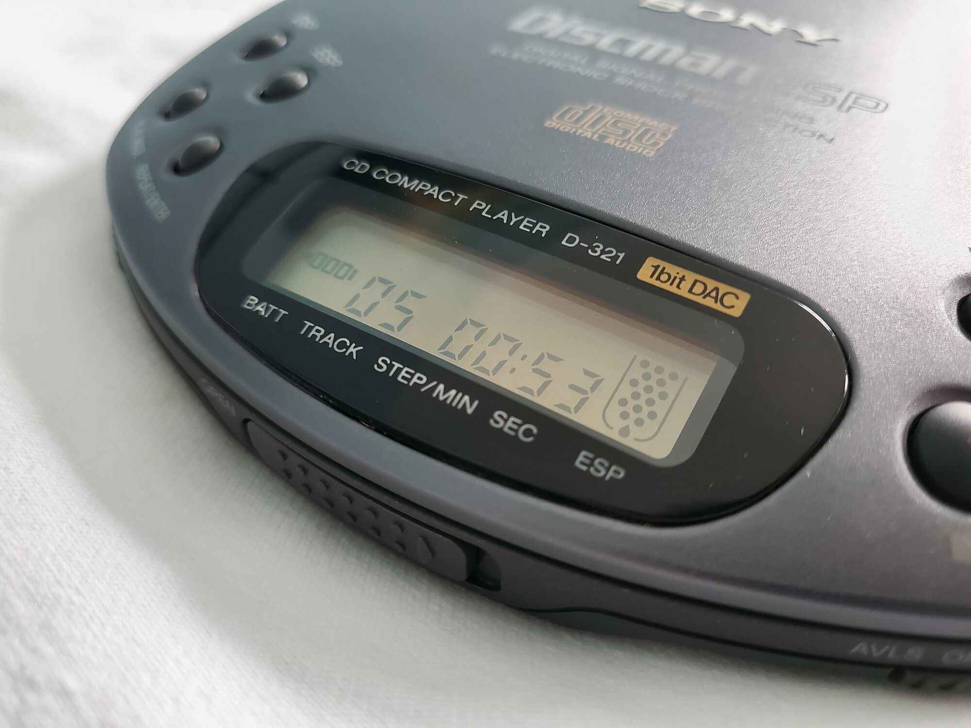 SONY Discman D-321 1bitDAC 古き ポータブルCDプレーヤー