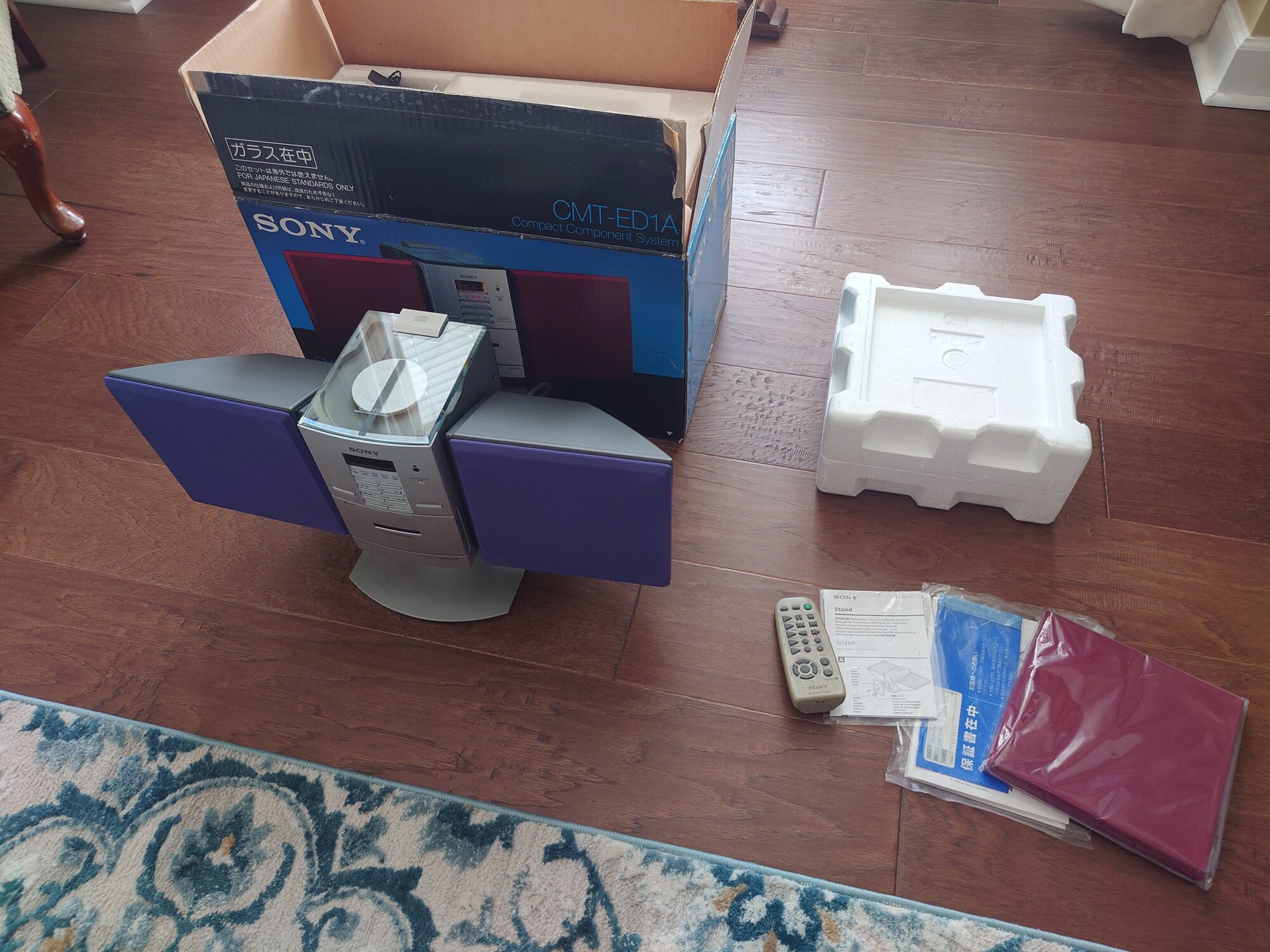 レア動作品】SONY CMT-ED1A ミニハイファイコンポーネント