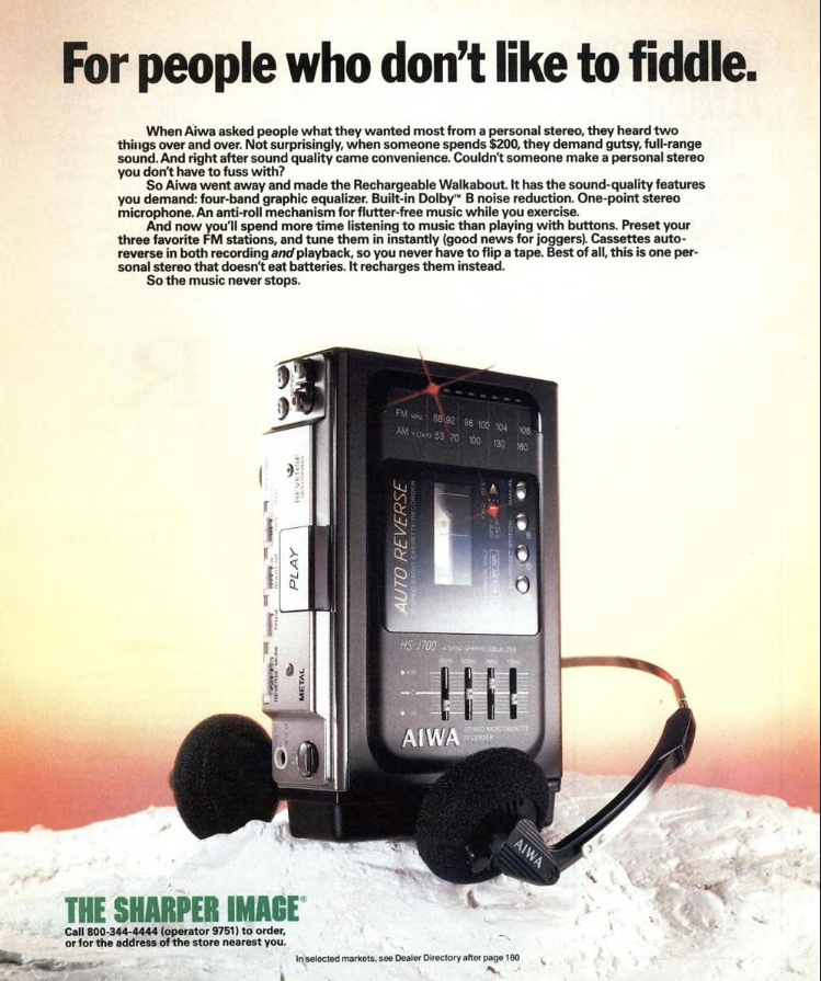 AIWA HS J700  Esquire Magazine - 1988-03.png