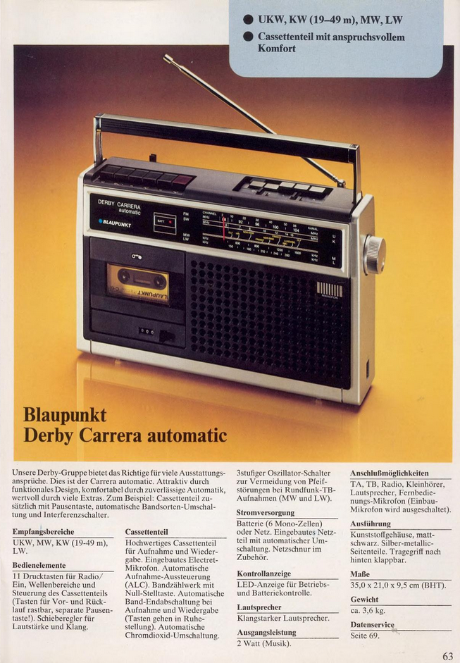 Blaupunkt Derby Carrera from 1978.png