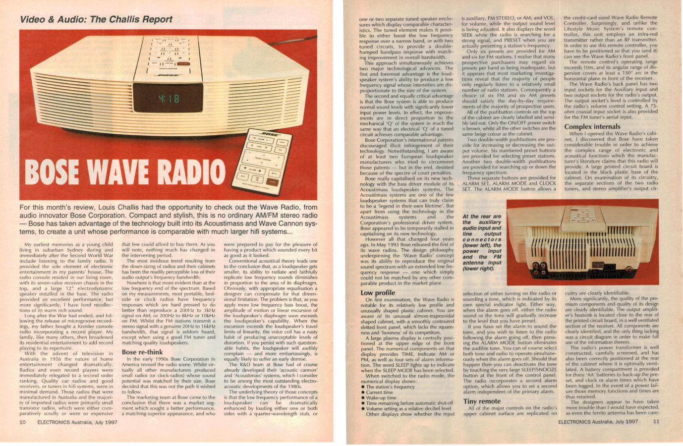 Bose Wave Radio Electronics Australia Magazine 1997 1.jpg