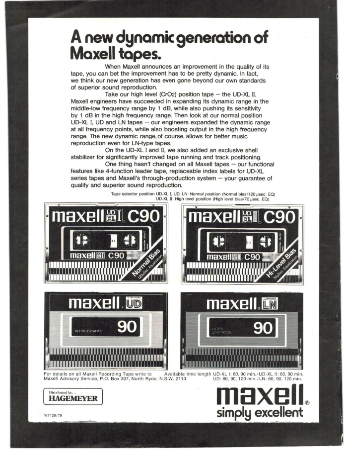 Sealed 1985 Maxell XLII 90 Cassette Tape - The Record Centre