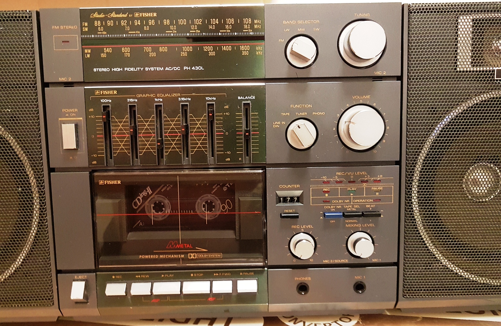 Fisher PH-430LG Portable Compo System - 5 March 2018 (4).jpg