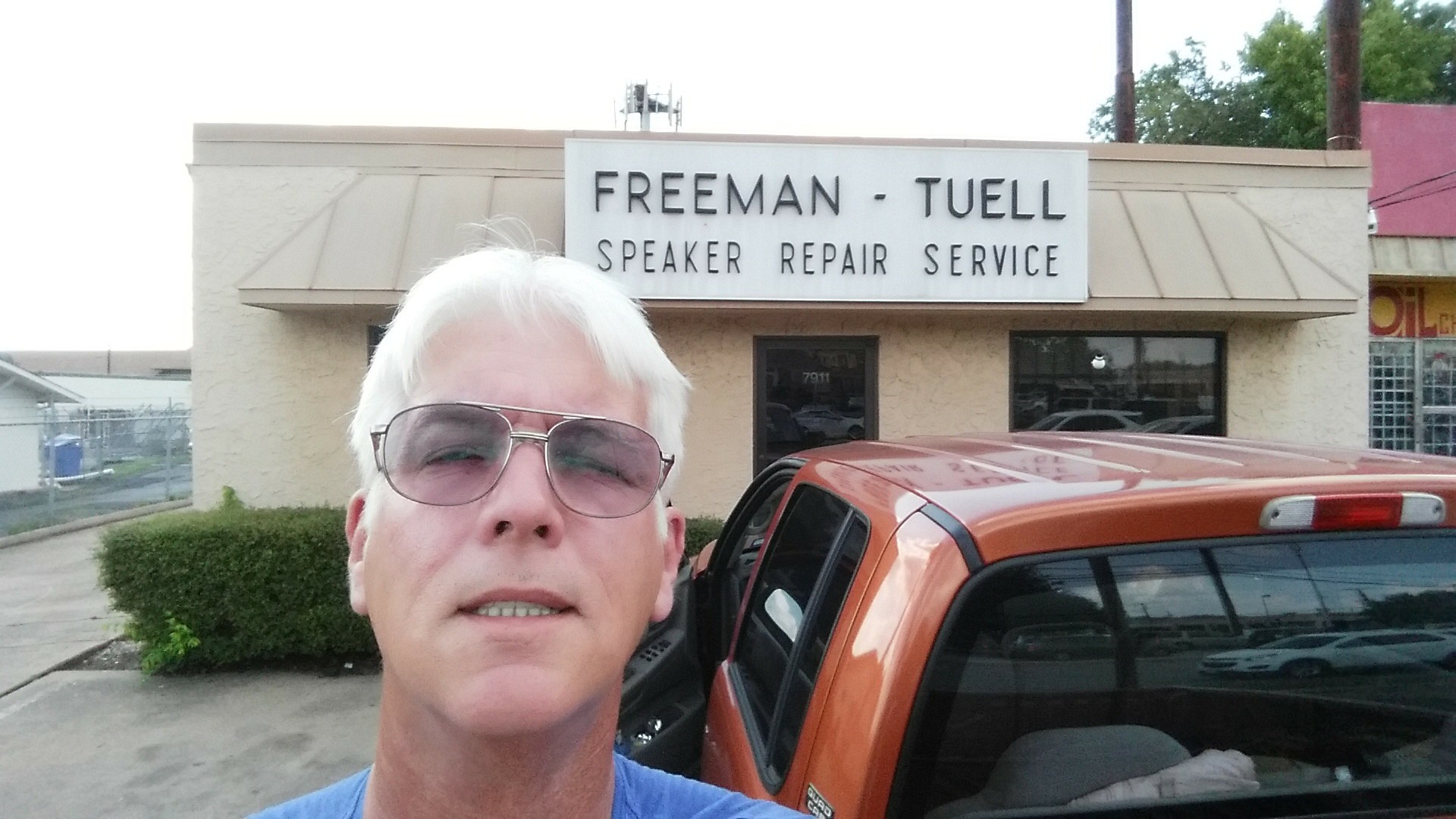 Freeman Tuell speaker repair service Aiwa CS-880U & Pioneer CK-3 woffers dropped off 10 Aug 2017.jpg