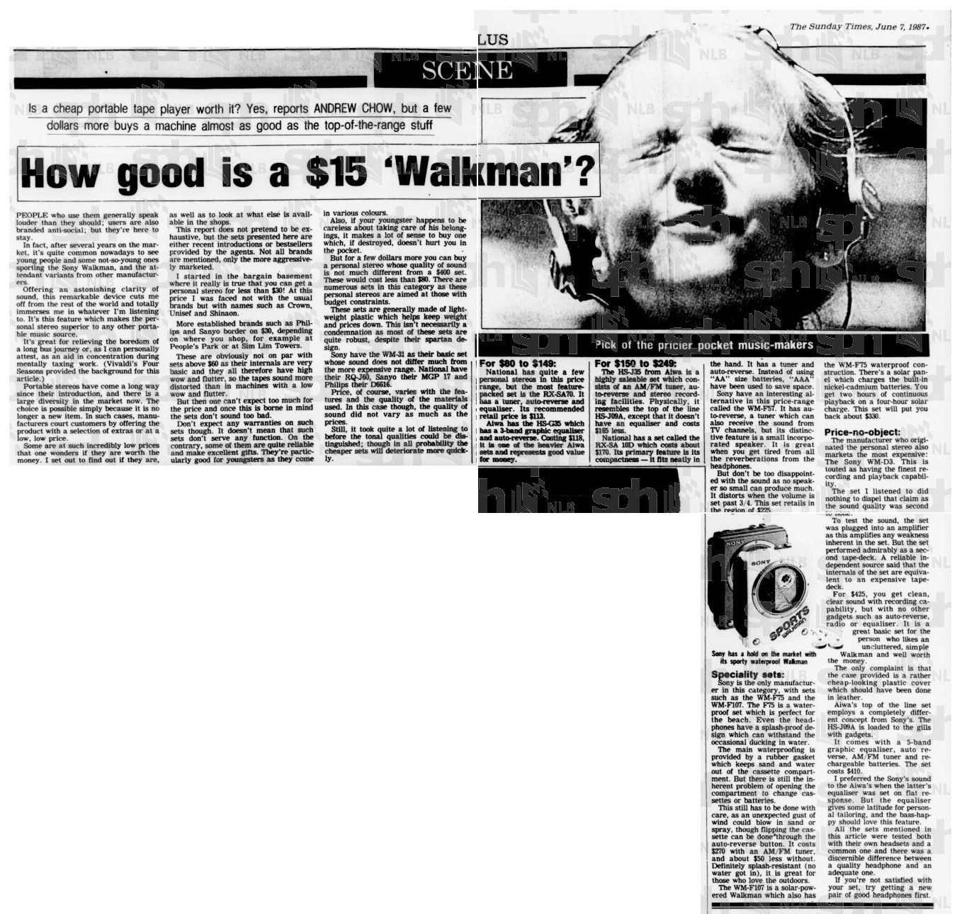 How good is a 15 Walkman The Straits Times, 7 June 1987, Page 16 full.jpg