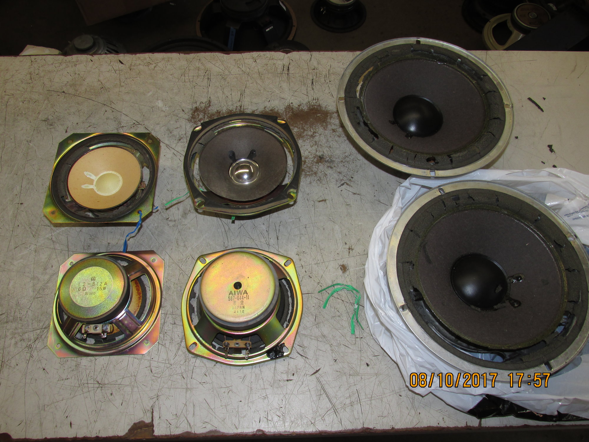 IMG_6948 Aiwa Pioneer Freeman Tuell speaker repair service.JPG