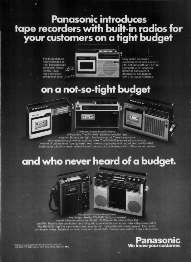 National Panasonic Ads | Page 5 | Stereo2Go forums