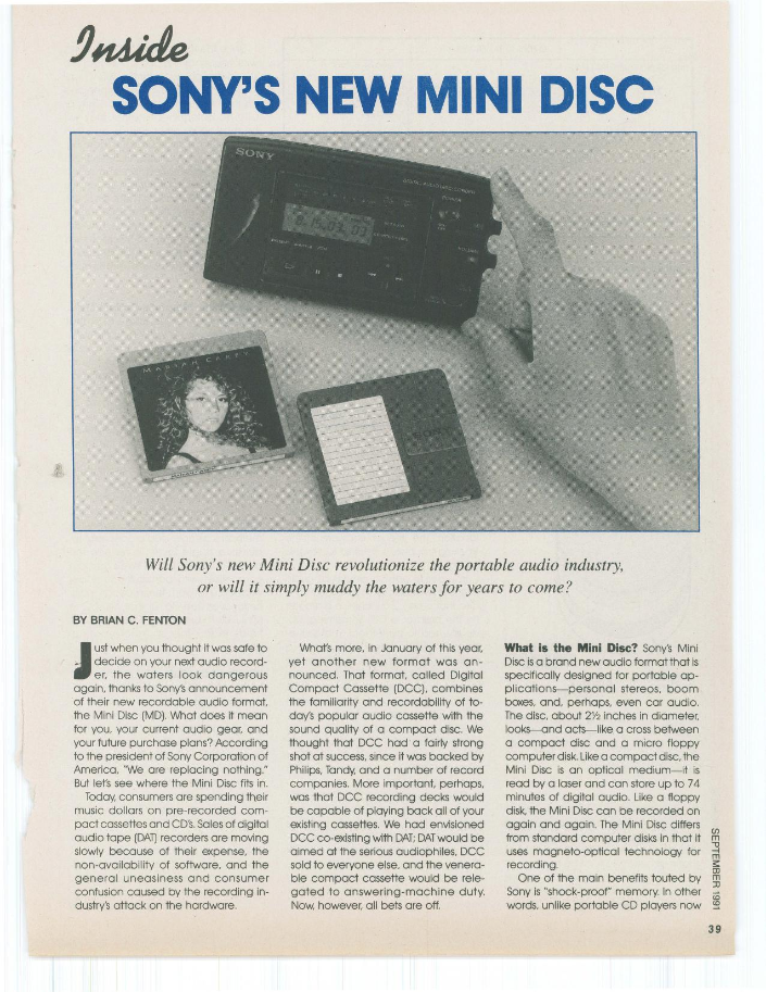 Mini Disc Popular Electronics 1991 1.png