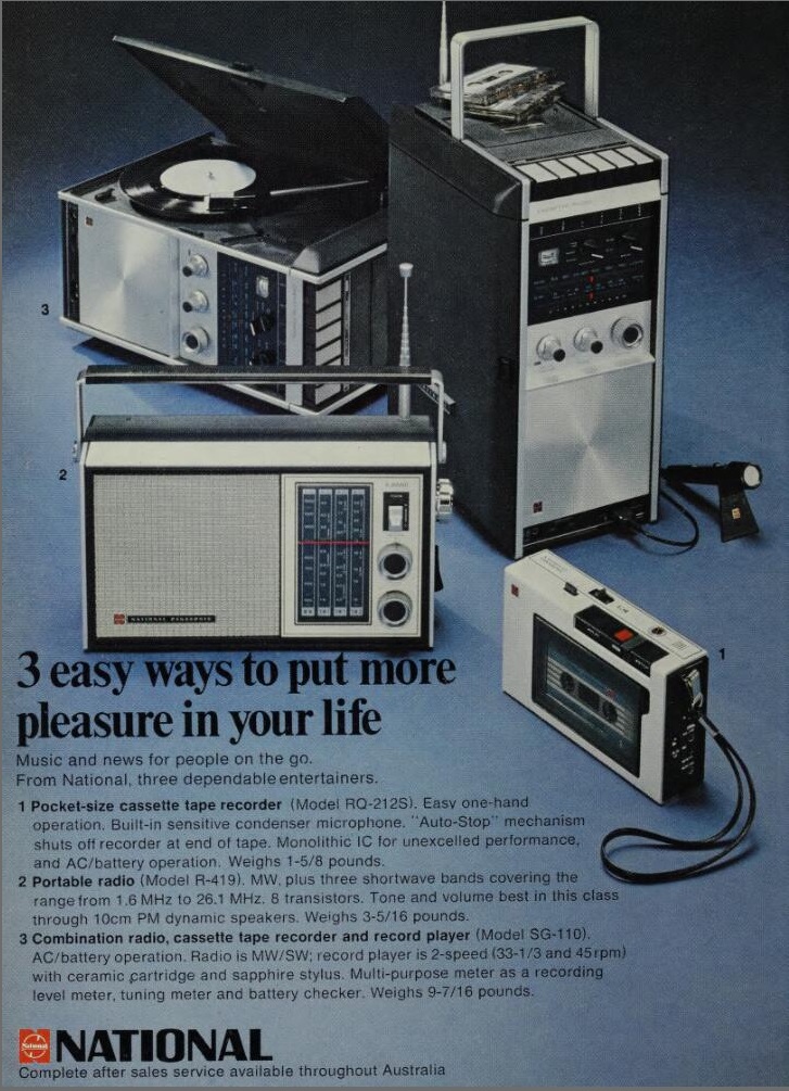 National Panasonic SG-110 1972.jpg