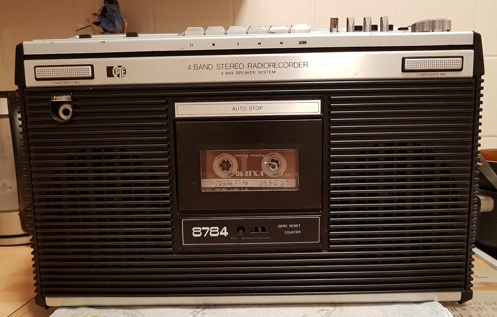 Pye SX-8784 Stereo Radio Recorder Repaired & Restored - October 2018 (2).jpg