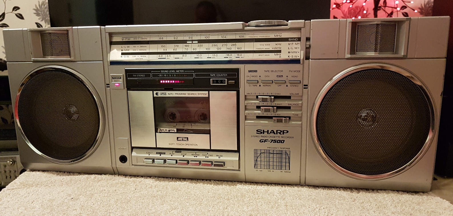 Sharp GF-7500 Radio Cassette Recorder - April 2018 (3).jpg