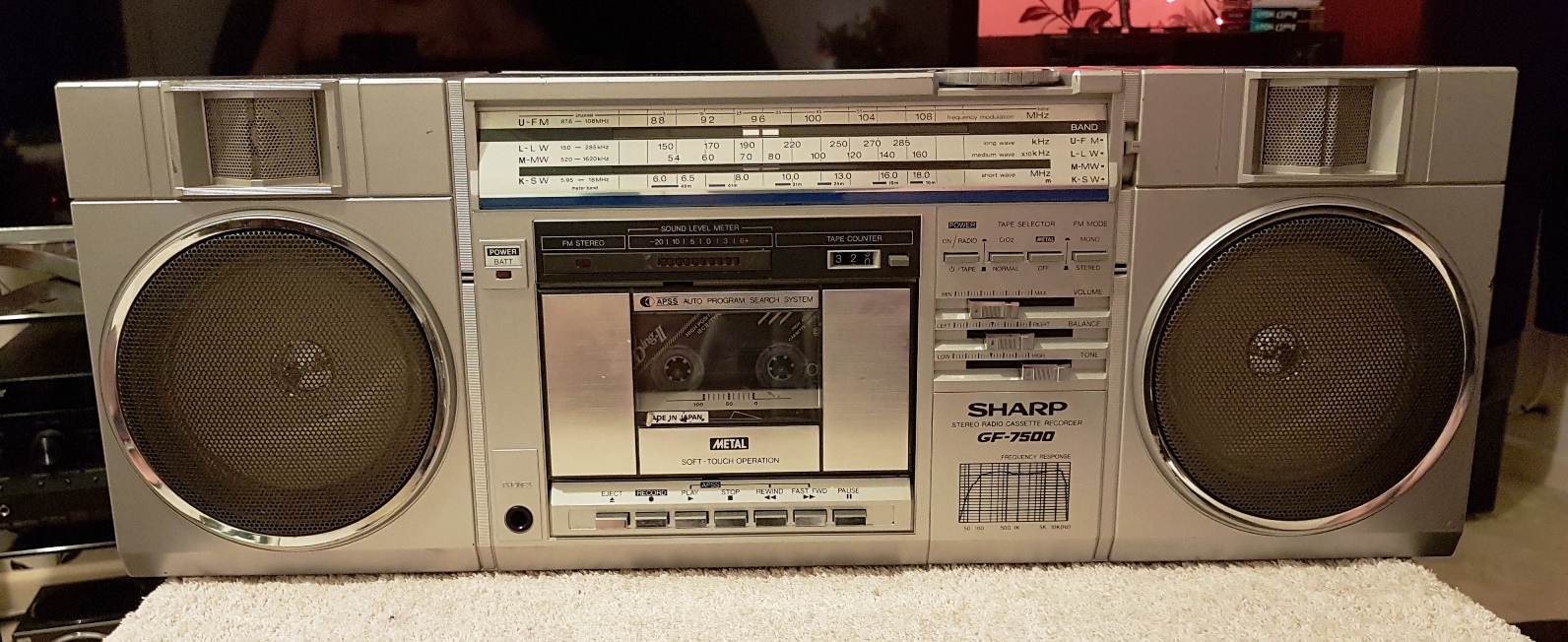 Sharp GF-7500 Radio Cassette Recorder - April 2018 (4).jpg
