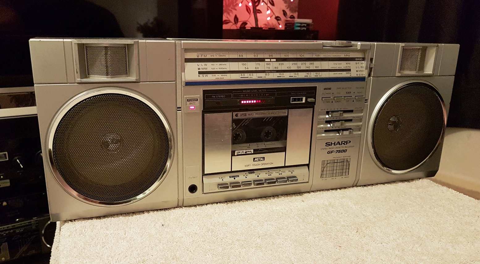 Sharp GF-7500 Radio Cassette Recorder - April 2018 (7).jpg