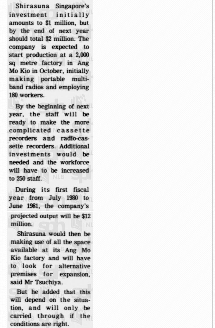 Shirasuna will get components in S'pore 1979 BizTimes 2.png