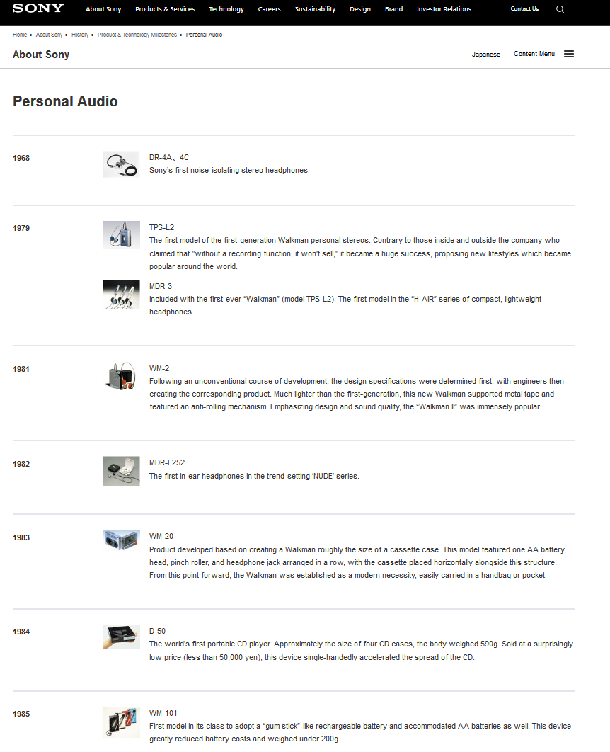 Sony Global - Product Technology Milestones-Personal Audio.png