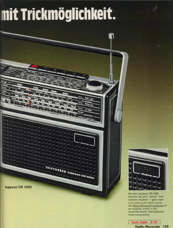 Telefunken Bajazzo CR 1000 2 1976.png