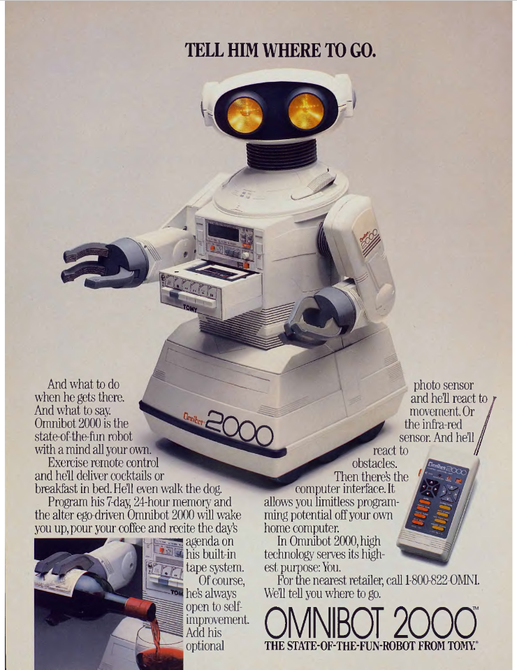 Tomy Omnibot 2000 November 1985.png