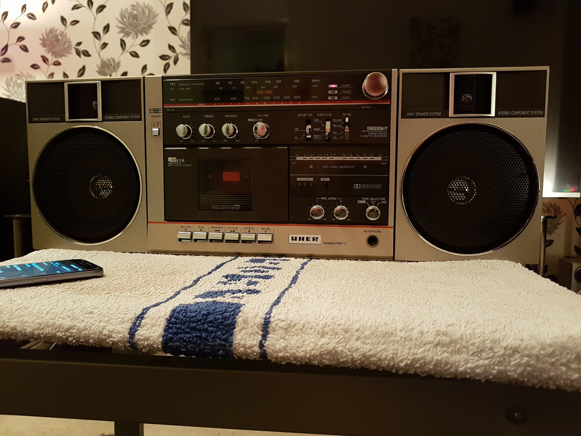 Uher Power Port 2 Stereo Radio Cassette Recorder - January 2017 (20).jpg