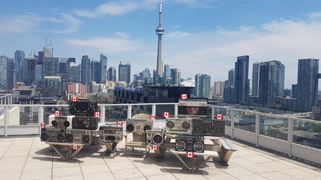 12 HOLY GRAIL BOOMBOXES CELEBRATE CANADA'S 150th B DAY TORONTO SKYLINE 3.jpg