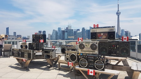 12 HOLY GRAIL BOOMBOXES CELEBRATE CANADA'S 150th B DAY TORONTO SKYLINE 5.jpg