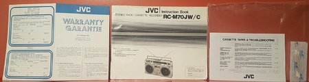 JVC RC-M70JW JVC RC-M70C INSTRUCTION BOOK MANUAL WELTRON CLAIRTONE BRAUN one.jpg