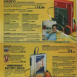 1982-83 DIXONS Personal Hi Fi