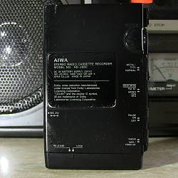 IMG_1563 Aiwa Radio Cassette Recorder HS-J880 Back