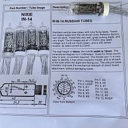 Single IN-14 tube