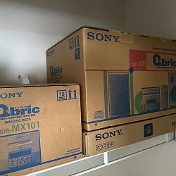 1997 MD Qbric boxes (CMT-101, MDS-MX101, SU-Q101)