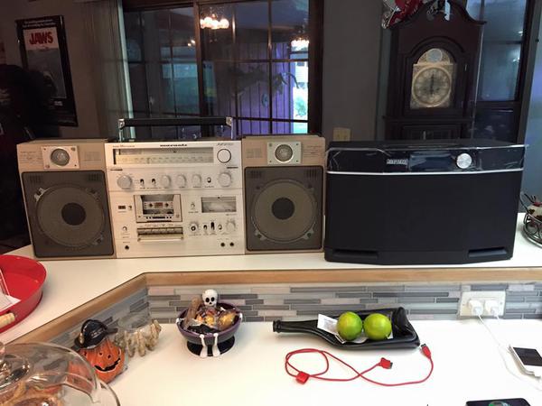 Aiwa EXOS-9 vs Marantx 3 Piece boombox