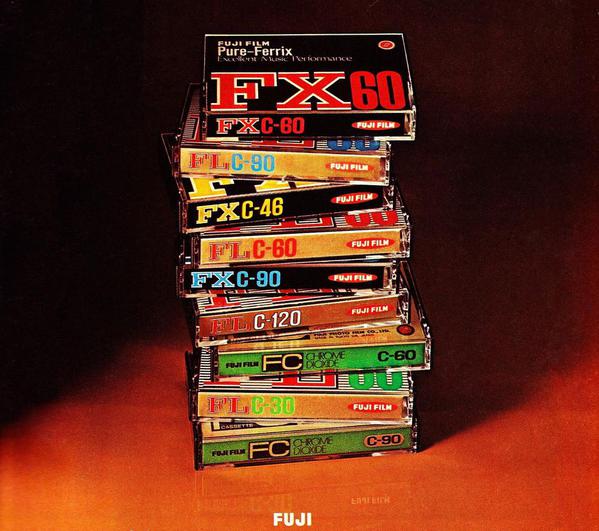 FUJI Film Blank Audio Cassette Tapes 1977