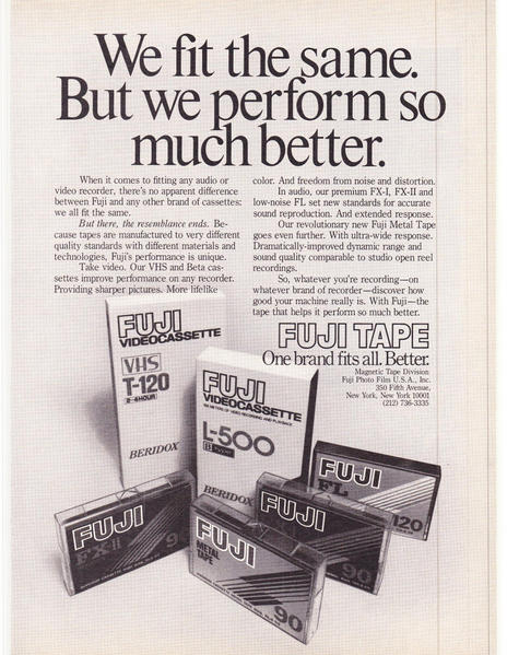 FUJITAPE-Blank Cassette Tapes
