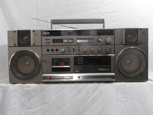 IMG_2448 AIWA CA-100H Stereo 100 Carry Component MS Music Sensor System 1983 BOOMBOX