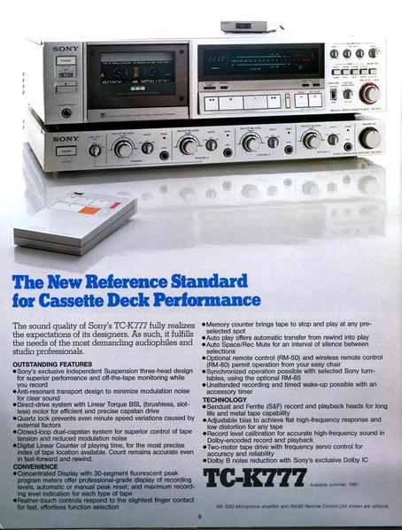 Sony Cassette Decks 1980 010