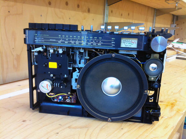 Naked Sony Boombox