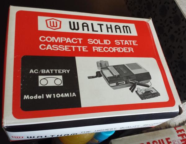 Waltham W104-MIA Cassette Recorder - 14 April 2016 [New Old Stock) (5)