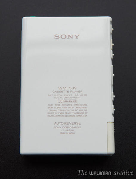 SONY Walkman WM-509 White 06