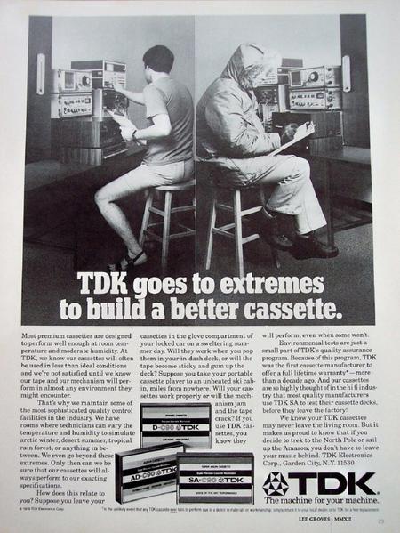 TDK_Goes_To_Extremes_To_Build_A_Better_Cassette