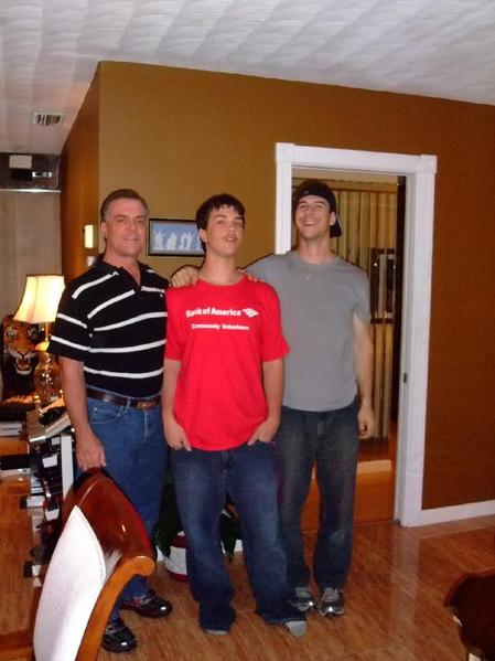 Dad, ALEK, JUSTIN B Days 2010