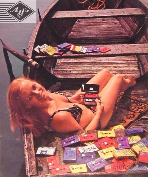 AGFA_Blank_Cassette_Tapes-1972_Sexy_Bikini_Girl