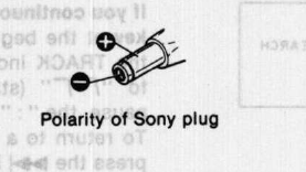 Sony Plug